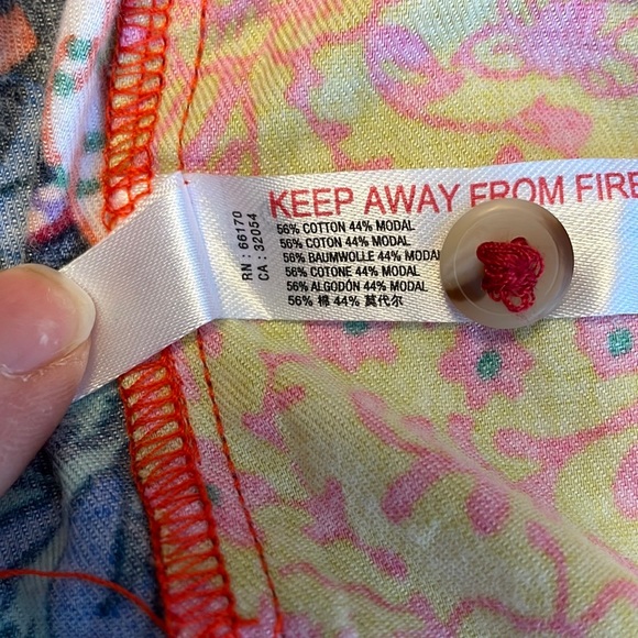NEW!  ANTHROPOLOGIE Alexandra Farmer Flannel PJ Top, Sz S. - Picture 6 of 8